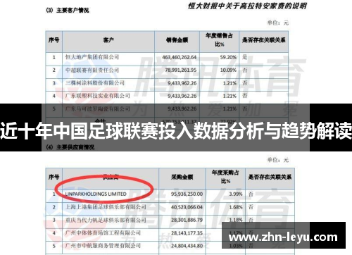 近十年中国足球联赛投入数据分析与趋势解读 近十年中国足球联赛投入数据分析与趋势解读
