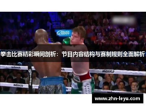 拳击比赛精彩瞬间剖析：节目内容结构与赛制规则全面解析